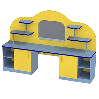 Стол логопедический Люкс с дверьми