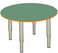 Стол круглый регулируемый