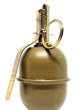 Макет массогабаритный (ММГ) ручной гранаты РГД-5 без имитационного запала