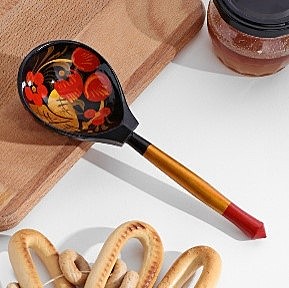 Муз.инструмент Ложка полубаская «Традиционная», 19×6 см, микс