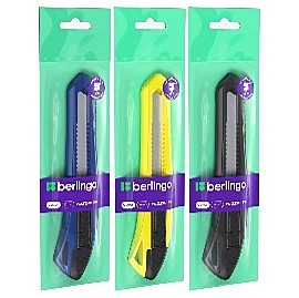 Нож канцелярский 18мм Berlingo 