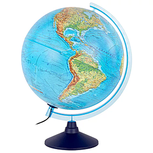Глобус интерактивный физический/политический Globen, диаметр 320мм, с подсветкой