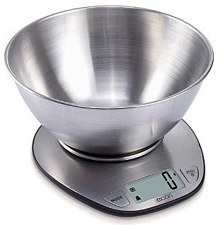 Весы электронные кухонные ECON ECO-BS357K со съемной металлической чашей, измерением веса и объема жидкости