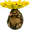 Декор Кормушка Ежик, 24х23 см