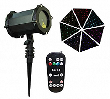 Уличная лазерная подсветка SkyDisco Garden RGBW 7 цветов