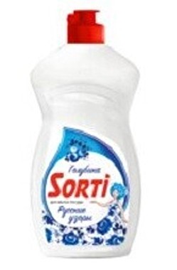 Средство для мытья посуды Sorti (Сорти) Капля , 450мл. Голубика 1/20