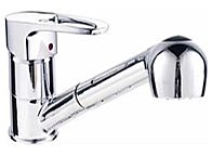 Смеситель Ligeya одноруч. д/кухни с выдвижной лейкой L6021