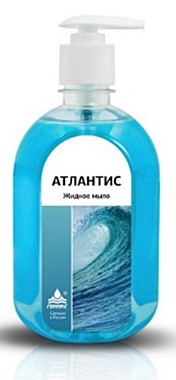 Жидкое мыло «Атлантис» с антисептическим эффектом Флакон 0,5 л ПЭТ