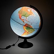 Глобус физический/политический Globen Классик Евро, диаметр 320 мм, рельефный с подсветкой