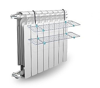 Сушилка д/белья на батарею 65см 2х ярусная