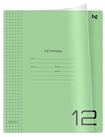 Тетрадь 12л., клетка BG 