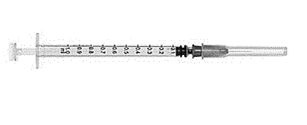 Шприц стерильный одноразовый 1 мл