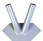 Кронштейн настенный металл. для флагов двойной