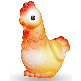 Резиновая игрушка. Курочка                                                      Материал  ПВХ  Высота игрушки, см 13