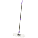 Швабра-рамка OfficeClean Professional, телеск. ручка из нерж. стали 125см, насадка МОП хлопок 40см