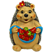 Фигура Ежик с ягодами, 28х25х32 см