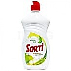 Средство для мытья посуды Sorti (Сорти) Капля , 450мл.Яблоко и Лимонграсс 1/20