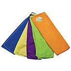 Салфетки из МИКРОФИБРЫ универсальные 30х30 см, КОМПЛЕКТ 5 шт., ассорти, 180 г/м2, ЛЮБАША, 603942