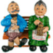 Фигура Дедушка с бабушкой, 70х73 см
