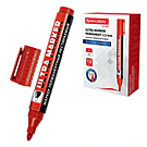 Маркер перманентный ULTRA MARKER, КРАСНЫЙ, 3,5 мм, с клипом, BRAUBERG