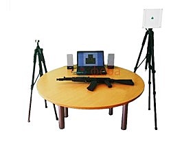 Лазерный стрелковый тренажерный комплекс «Рубеж-1» (массогабаритный макет оружия АК или ПМ)