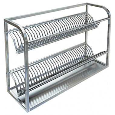 Полка настенная для сушки посуды ТЕХНО-ТТ ПН-329/900 (на 70 тарелок)