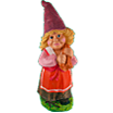 Фигура Крестьянка с корзиной за спиной, 77х39 см