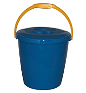 Ведро 10,0л с/к мерное, с утолщ. Стенкой, цвет МИКС
