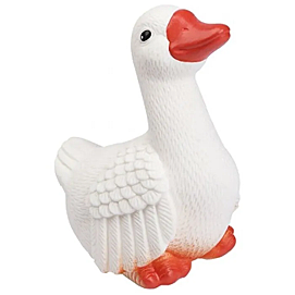 Резиновая игрушка. Гусь                                                    Материал ПВХ  Высота игрушки, см  13