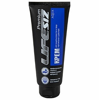Крем защитный 100мл LIFESIZ гидрофобный, от кислотных и щелочных средств