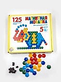 Мозаика магнитная шестигранная, 5 цветов, 125 элементов игра