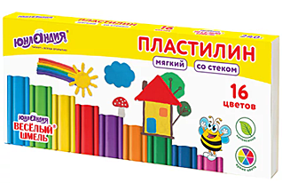 Пластилин мягкий ЮНЛАНДИЯ 
