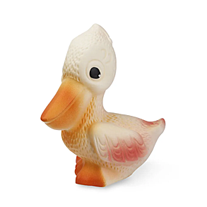 Резиновая игрушка. Пеликан                                                     Материал  ПВХ                                                                                   высота 12 см