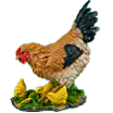 Фигура Курочка с цыплятами, 41х37 см
