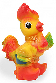 Резиновая игрушка. Петух                                                            Материал  ПВХ                                                                                   высота 14 см