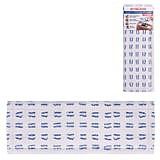 Насадка МОП плоская для швабры/держателя 40 см, карманы (ТИП К)микрофибра/абразив, 603120