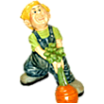 Фигура Мальчик с морковью, 65х60 см