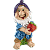 Фигура Гном с клубникой, 66х34 см