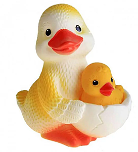 Резиновая игрушка. Утка -мама №1                               Материал  ПВХ                                                                                   высота 17 см