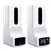 Диспенсер для мыла и антисептика с инфракрасным термометром К9 Pro настенный