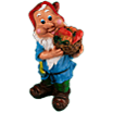 Фигура Гном с корзиной моркови, 58х32 см
