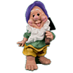 Фигура Гномик с мотыгой в руке, 47х30 см