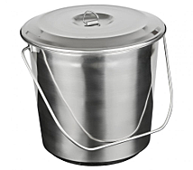 Ведро 10,0л с/к нерж с меркой