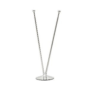 Флагшток напольный двойной 2 метра, выдвижной, платформа d=30 см