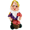 Фигура Гном с мешком грибов, 72х32 см