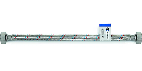 Подводка гибкая для воды AQUALINE   с оплеткой из нержавеющей стали 1/2
