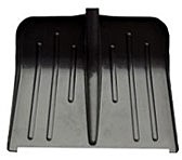 Лопата д/снега 530*460мм б/черенка с ал планкой [ОЛИМПИЯ-1]