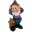 Фигура Гном с олененком, 50х30 см