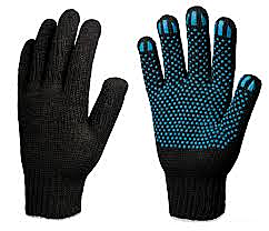 Перчатки х/б  ПВХ-Точка