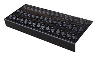 ПРОСТУПЬ противоскользящая Г-образная750*305*71 ЁЛОЧНЫЙ черный